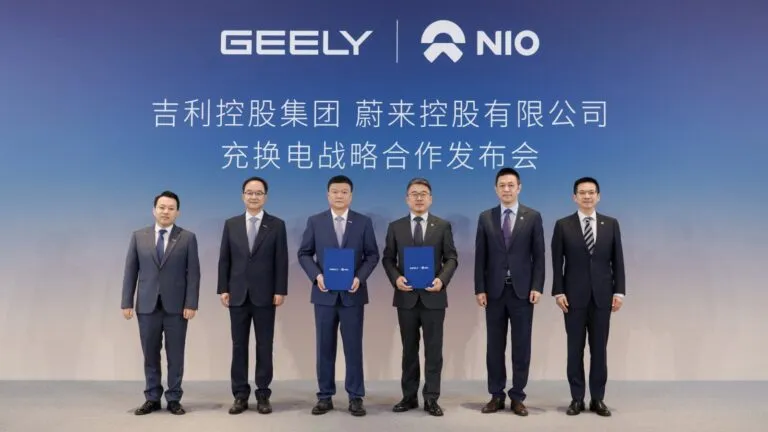 Geely to take 30% stake in Nio Power with battery swap assets and cash