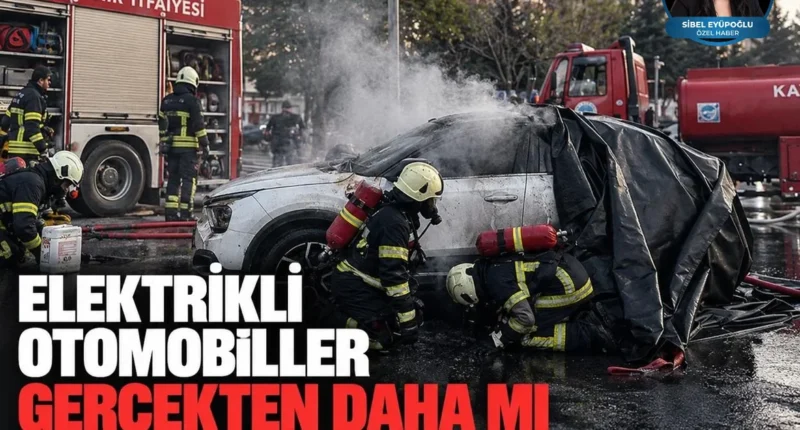Elektrikli Otomobiller Gerçekten Daha Mı Sık Yanıyor? İtfaiye Raporları ve Togg Gerçeği