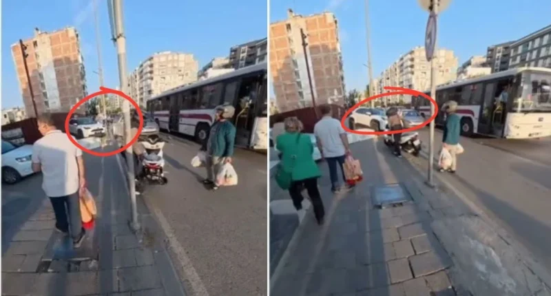 İzmir Konak Elektrikli Araç Kazası